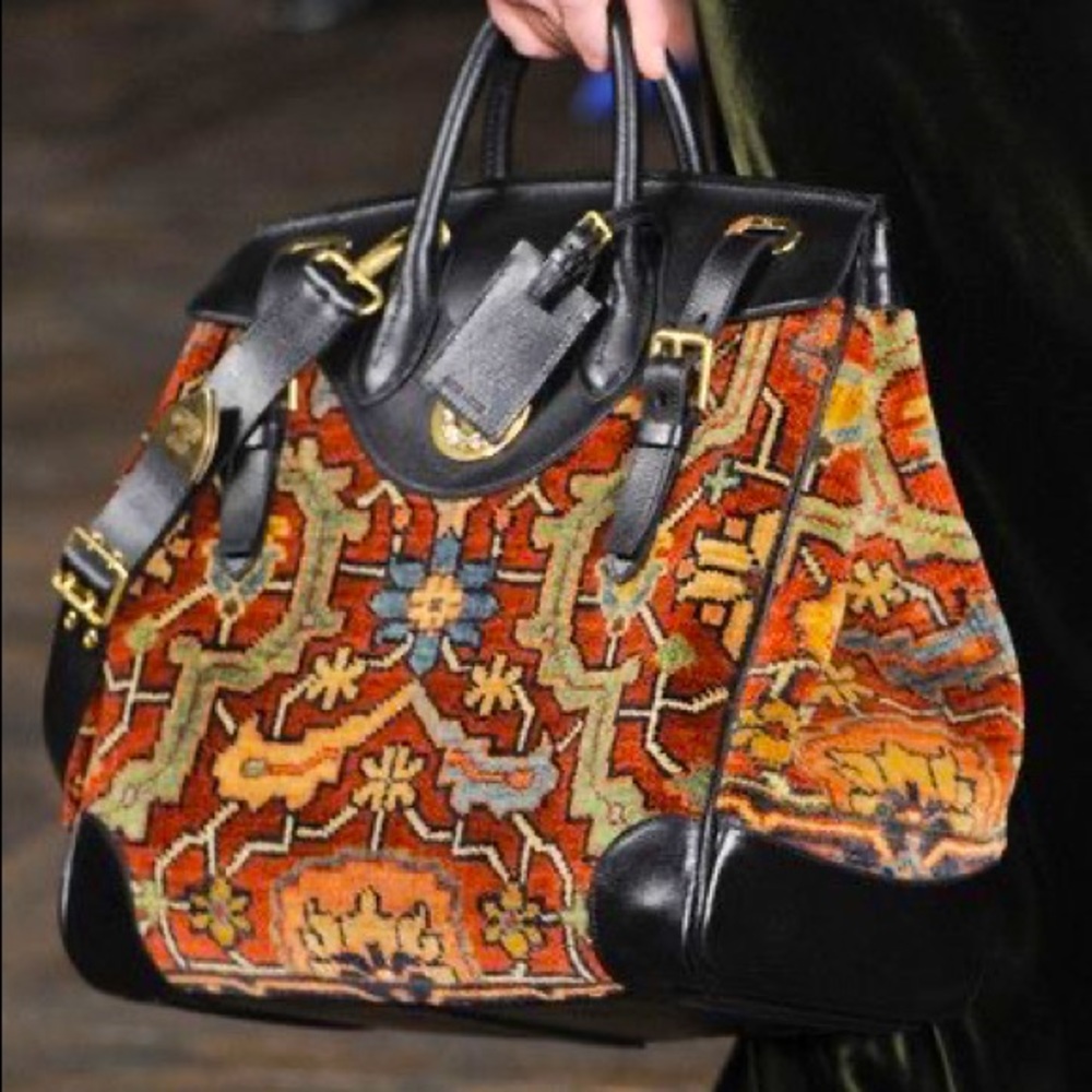 ISO Ralph Lauren Ricky carpet bag.  Message me if you have this exact bag.